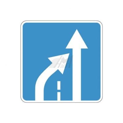 купить дорожный знак 5.15.5д, 5.15.6д Конец полосы в Саратове